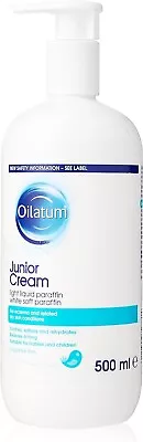 Oilatum Junior Cream For Eczema And Dry Skin Conditions 500 Ml • £11.75