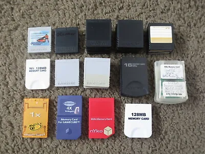 Choose Your Own Nintendo GameCube Memory Card Lot Nyko MadCatz Joytech Original • $14.84