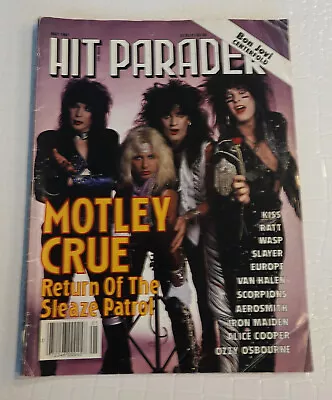 Hit Parader Magazine May 1987 Motley Crue Cover • $9.99