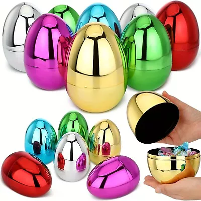 LARGE PLASTIC EASTER SURPRISE EGG JELL PLASTICS STORAGE PARTY GIFT 15cm UK • £3.99