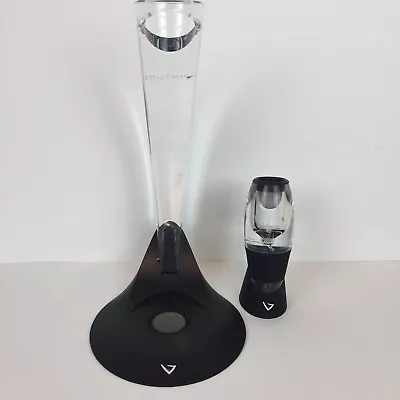 Vinturi Red Tower Holder & Aerator With Screen Clear Acrylic NEW No Box • $29.96