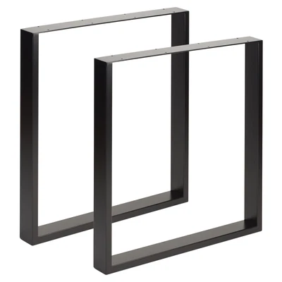 £39.30 • Buy Set Of 2 Industrial Metal Square Table Legs Dining/Office/Desk/Dressing #242