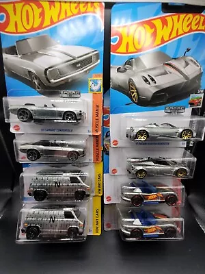 Hot Wheels Walmart Zamacs Lot Of 8 2 Sets 70's Van 2-'69 Camaro '17 Pagani Viper • $17.11