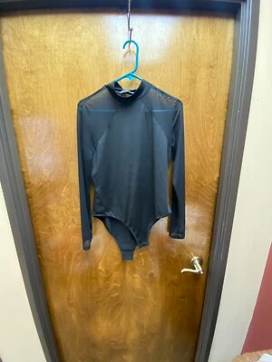 $49.99 • Buy Women NWT  Zaful  Black Long Sleeve One Piece Body Suit Size XL