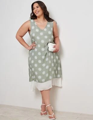 $30.60 • Buy Autograph Sleeveless Layer Dress Womens Plus Size Clothing  Dresses Maxi