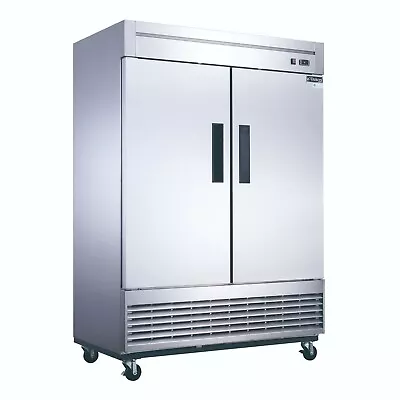 New! Dukers D55F 2-Door Bottom Mount Commercial Freezer In Stainless Steel • $3697