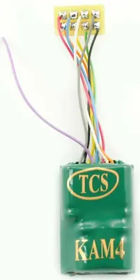 TCS KAM4P-SH ~ New ~ DCC Decoder ~ Keep Alive ~ 8 Pin Plug ~ 1″ Harness ~ 1486 • $62.72