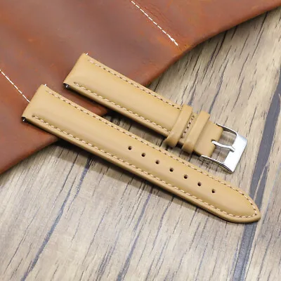 Mens Watch Strap Genuine Leather Handmade Band 18MM 20MM 22MM 24MM UK STOCK • £7.99