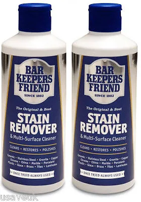 £9.95 • Buy 2 X Bar Keepers Friend Universal Cleaner Stain Remover Original Powder 250g
