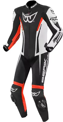 FZS-027 Premium Cowhide Leather Motorcycle Racing Suit | One Piece | CE Approved • $429.99