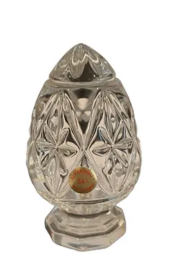 Bleikristall 24% Lead Crystal Glass Egg Paperweight Vintage Made In Germany • $8.99