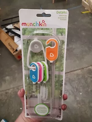 Munchkin Details 4 Brush Bottle Cleaning Set • $9.99