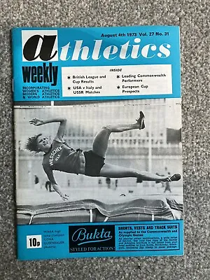 £6.99 • Buy ATHLETICS WEEKLY - 4 August  1973 - Mary Decker; Dwight Stones; Steve Ovett