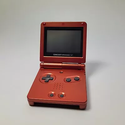 Nintendo Game Boy Advance SP Handheld Console | Flame Red Colour • £64.85