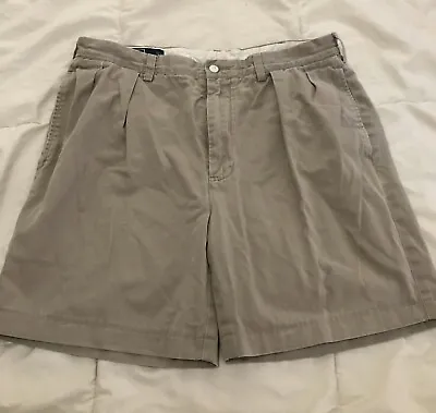 $19.99 • Buy Polo Ralph Lauren Andrew Shorts. 34/42. Pleated Khaki Shorts.