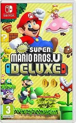 New Super Mario Bros. U Deluxe (Switch) PEGI 3+ Adventure FREE Shipping Save £s • £30.75