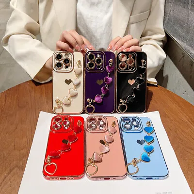 $13.79 • Buy For IPhone 14 Pro Max 13 12 Pro Max Cute Strap Shockproof Women Phone Case Cover