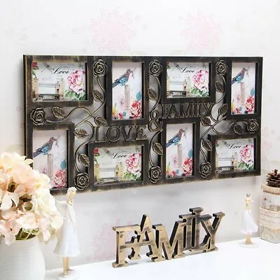 White Gold Photos Vintage Large Picture Frame Family Love Wedding Home Memories • £13.99