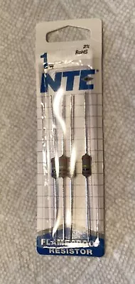 NTE 1 Watt 2% Metal Film Resistor 2 Per Package & 4 Per Package YOU CHOOSE • $5.10