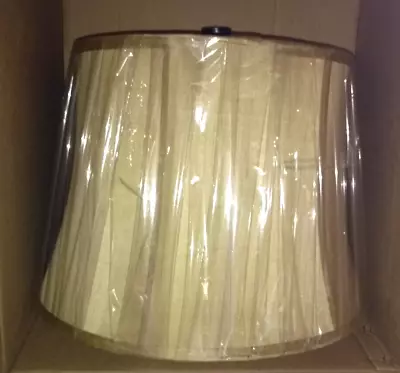 Restoration Hardware Gold Heliotrope Tall Table Lamp Shade 18  W X 13  H • $99.99