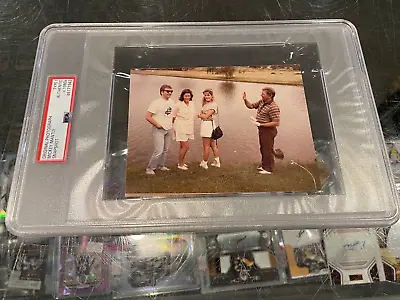 1980's Mickey Mantle With Friends Golfing Original Snapshot Photo Psa Type 1 • $400