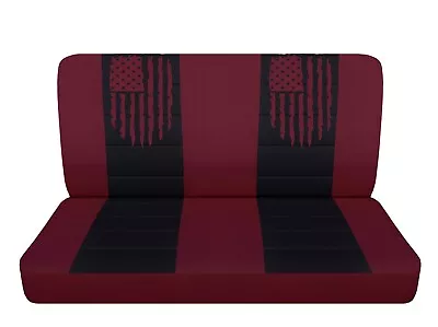 Truck Seat Covers Fits Ford F 100 1953-1978 Front Bench Seat American Flag • $89.99