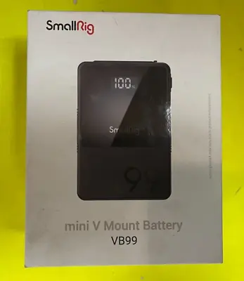 $199.99 • Buy SmallRig VB99 Mini V Mount Battery 6700mAh Per Battery For Sony Canon Camera