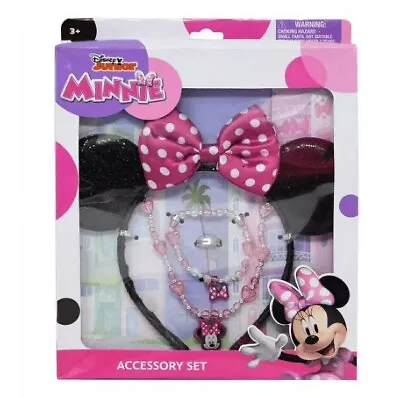 Minnie Ear Shaped Headband & Necklace Set In Box • $14.99