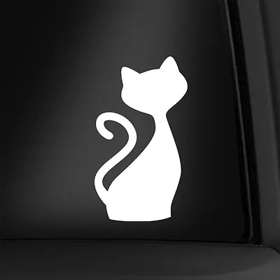 Cat Silhouette 4 Inch Vinyl Decal Kitty Sticker Multiple Colors Available! New! • $1.99