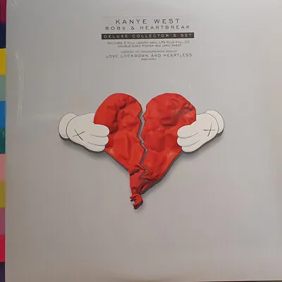 Kanye West – 808s & Heartbreak - 2 X LP Vinyl Records + CD - NEW Sealed • $42.95