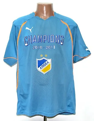 £71.99 • Buy Apoel Cyprus Champions 2010/2011 Away Football Shirt Jersey Puma Size Xl Adult