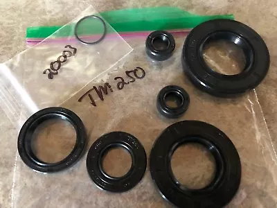 Suzuki TM250 1973 -75 TS250 76-81 Engine Main Crank Shaft Seal Set Vintage AHRMA • $29.95