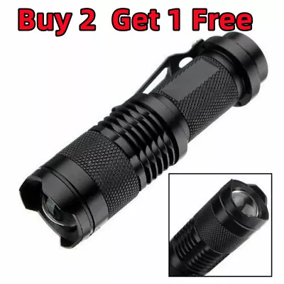 Tactical Flashlight LED Torch Mini Light W/ Clip Super Bright Handheld Light • $5.99