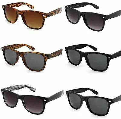£8.45 • Buy Black Vintage Designer Classic Sunglasses Retro Women Men 80's