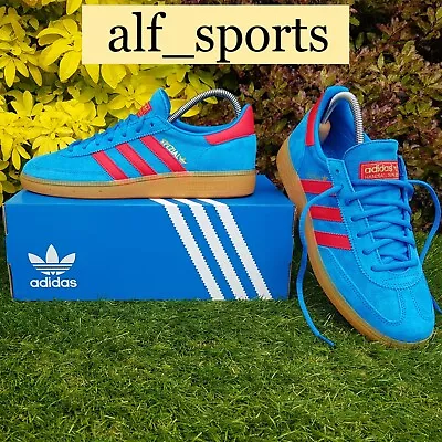 ❤ BNWB & Authentic Adidas Originals ® Spezial Blue Suede Trainers In UK Size 8 • £70