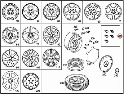 Genuine MERCEDES A209 C209 CL203 R171 S203 W203 Parts Box 2035800010 • $13.80