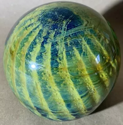 Large Vintage Mdina Sea Urchin Glass Paperweight. • £12