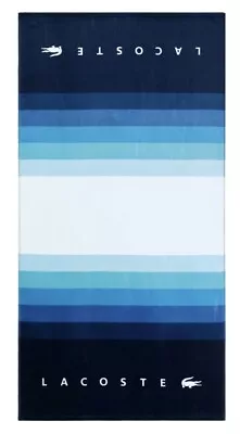 Authentic 100% Cotton Lacoste Beach Towel  Large Waterfall New 36x72” • £33.26