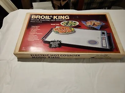 Vintage Broil King Deluxe Electric Hot Counter Model 1450 Mid Century Warm Tray • $42