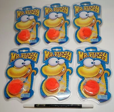 Lot Of 12 Orange Mr. Fuzzy & 12 Wands 2008 Original Magic Trick Fuzzy Worm • $24.99