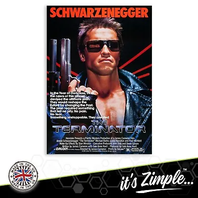 £10.99 • Buy THE TERMINATOR ARNOLD SCHWARZENEGGER FILM POSTER Movie Film Repro Poster Print