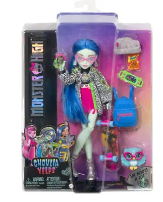 Monster High Ghoulia Yelps Doll With Owl Sir Hoots Alot And Accessories 2022 • $39.99