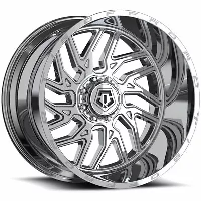 (1)20x9 TIS 544C Chrome Rims Wheels Fit Lifted 5 Lug Tundra Dodge Ram 1500 • $486.99