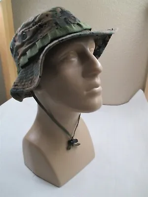 Medium Woodland MARPAT Boonie/Sun/Hot Weather/Jungle Hat Cap Marine Corp • $21.99