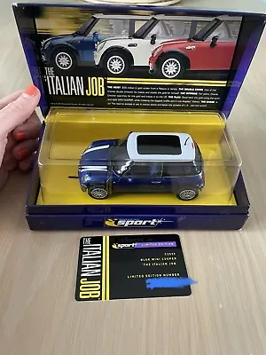 £39.99 • Buy Scalextric C2539A Blue Mini Cooper Sport The Italian Job Boxed New