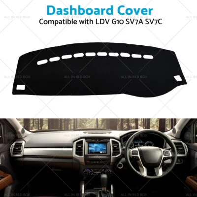 Non-Slip Dash Mat Suitable For LDV G10 SV7A SV7C Suits All Models 15-23 Black AU • $38.59