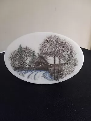 Covered Bridge Table Top Art Piece • $14.99