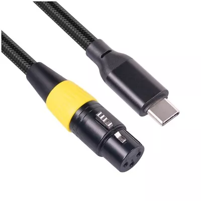 USB C To XLR Female Cable Connector Computer Audio Data Cable 3 Meters D8W29909 • $13.99