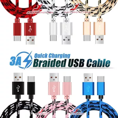 $8.99 • Buy Fast Charging USB Type C Cable Samsung S23 S22 S21 Ultra S20 FE S10 S9 S8 Plus