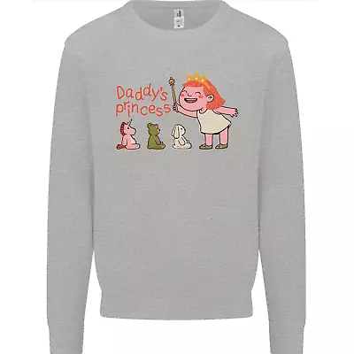 Daddys Princess Funny Unicorn Teddy Bear Mens Sweatshirt Jumper • £15.99